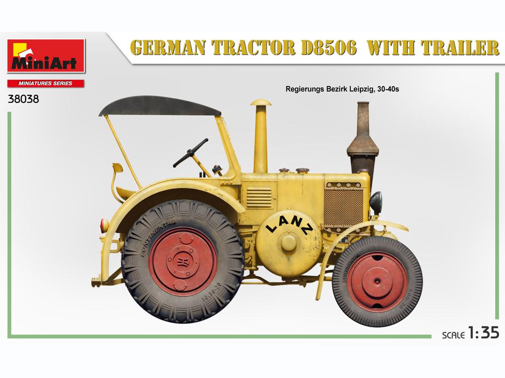 Tractor Aleman D8506 y Trayler (Vista 5)