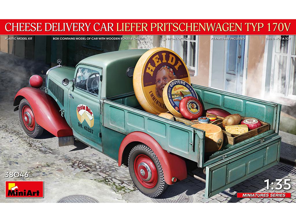 Cheese Delivery Car Liefer Pritschenwagen 170v  (Vista 1)