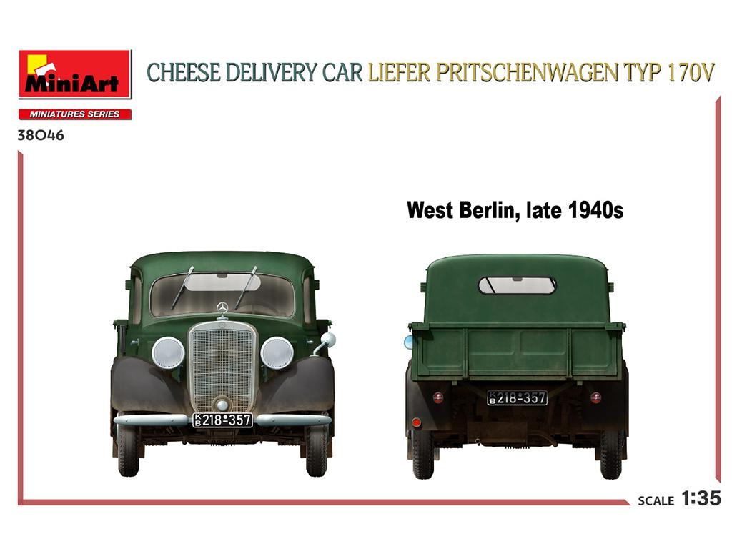 Cheese Delivery Car Liefer Pritschenwagen 170v  (Vista 4)
