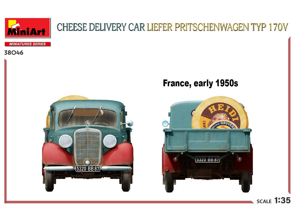 Cheese Delivery Car Liefer Pritschenwagen 170v  (Vista 6)