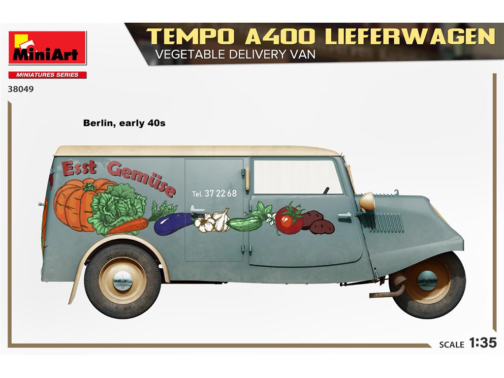 Tempo A400 Lieferwagen Vegetable Delivery (Vista 4)