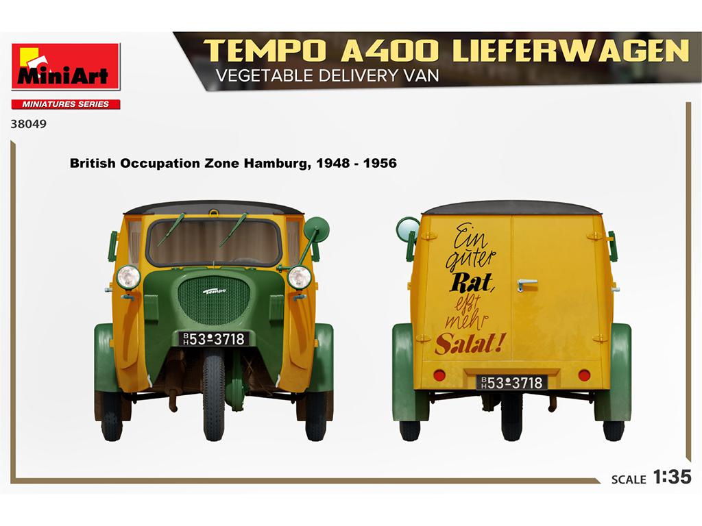 Tempo A400 Lieferwagen Vegetable Delivery (Vista 5)