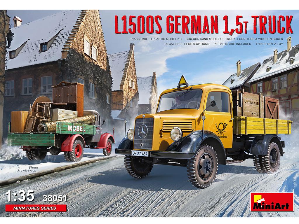 L1500S Camión alemán de 1,5T (Vista 1)