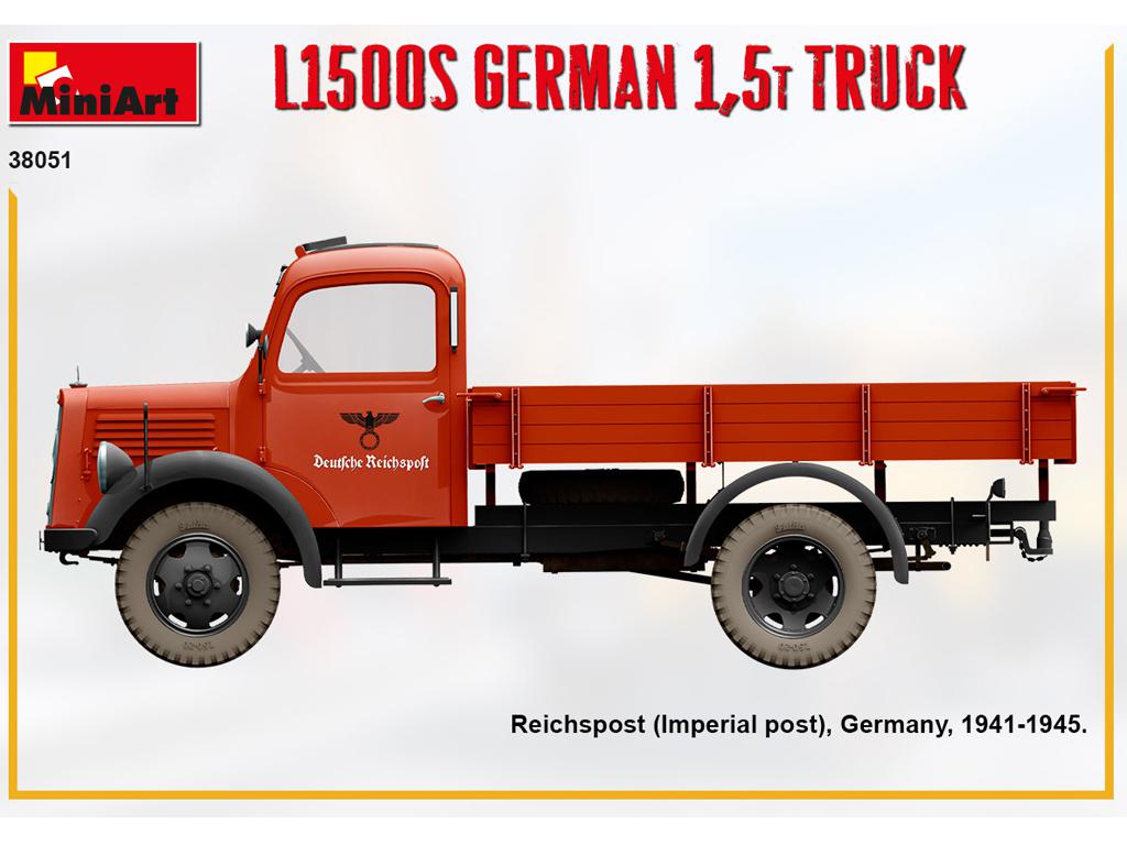 L1500S Camión alemán de 1,5T (Vista 4)