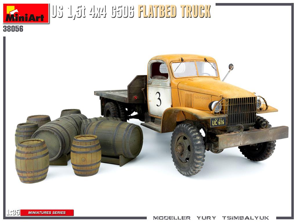 US 1,5t 4×4 G506 Flatbed Truck (Vista 7)