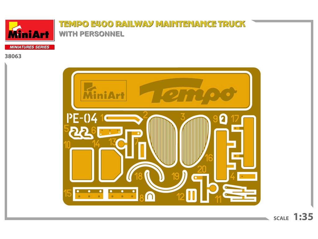 Tempo E400 Railway Maintenance Truck With Personnel (Vista 3)