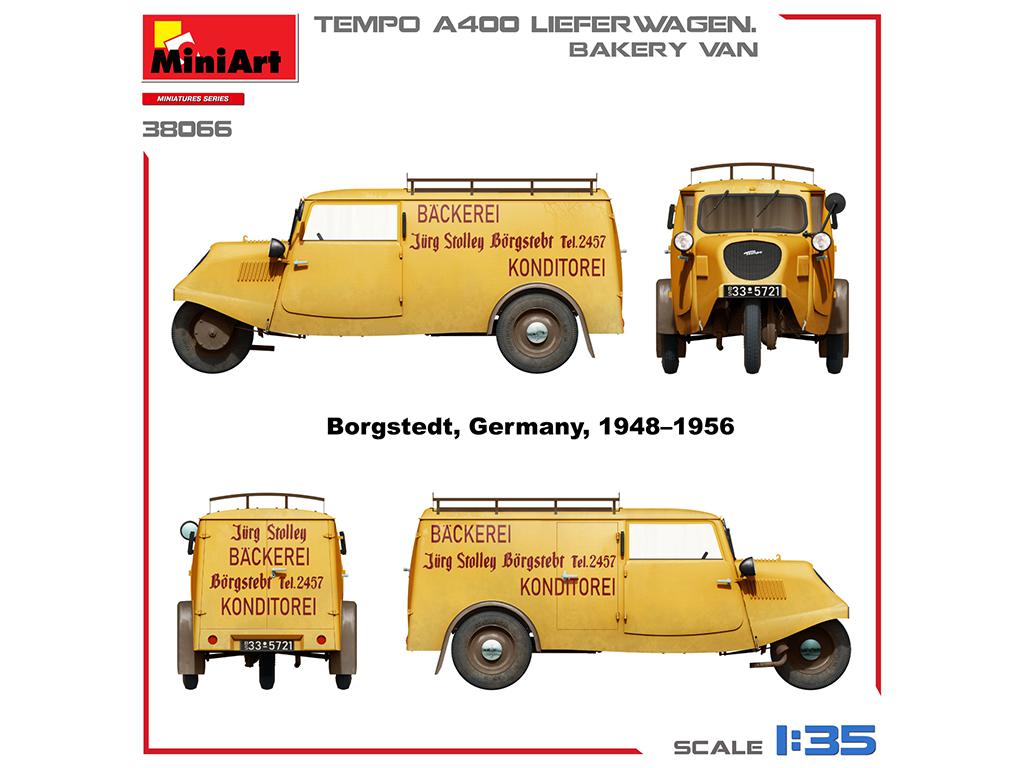 Tempo A400 Lieferwagen. Bakery Van (Vista 5)