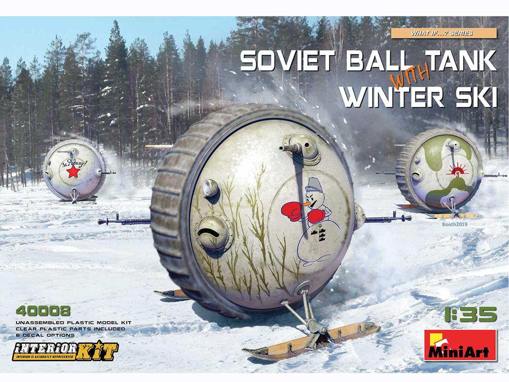 Soviet Ball Tank with Winter Ski. Interior Kit (Vista 1)
