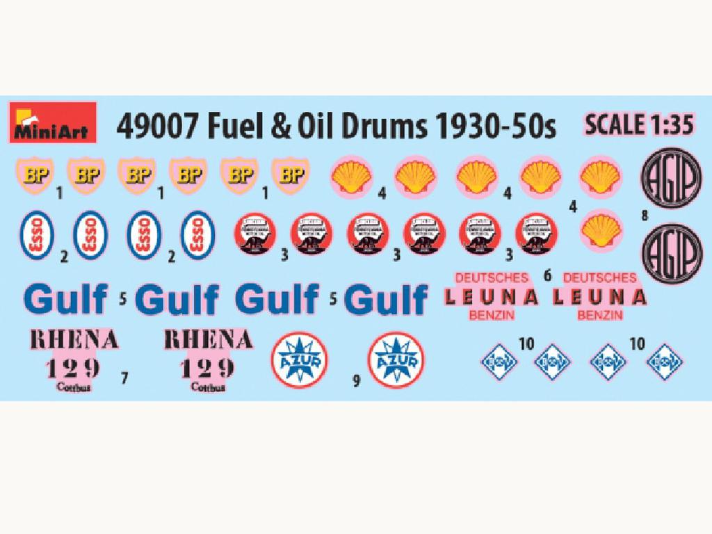 Bidones de combustible y aceite 1930-50 (Vista 2)