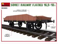 Plataforma de ferrocarril soviético 16,5-18t (Vista 14)