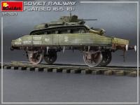 Plataforma de ferrocarril soviético 16,5-18t (Vista 15)