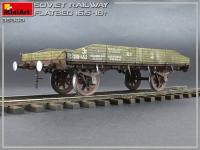 Plataforma de ferrocarril soviético 16,5-18t (Vista 16)