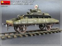 Plataforma de ferrocarril soviético 16,5-18t (Vista 18)