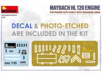 Motor Maybach HL 120 para la familia Panzer III/IV con equipo de reparación (Vista 11)