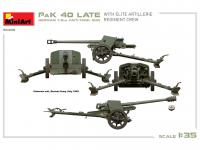 German 7.5 cm Anti-Tank Gun PaK 40 Late w/Elite Artillerie Regiment Crew (Vista 15)
