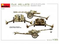 German 7.5 cm Anti-Tank Gun PaK 40 Late w/Elite Artillerie Regiment Crew (Vista 16)