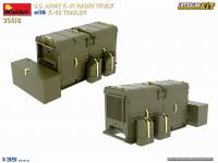 US ARMY K-51 Radio Truck With K-52 Trailer. (Vista 15)