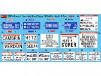 French Concrete Road Signs 1930-40’s. North & East (Vista 4)