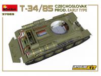 T-34/85 Czechoslovak Prod. Early Type. Interior Kit (Vista 21)
