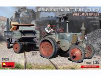 Tractor industrial alemán D8511 Mod. 1936 con remolque de carga (Vista 7)