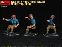 Tractor Aleman D8506 y Trayler (Vista 27)