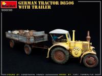 Tractor Aleman D8506 y Trayler (Vista 23)