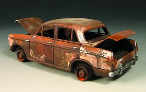 Burnt out Modern Car  (Vista 2)