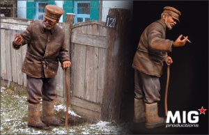 Anciano Civil Ruso  (Vista 2)