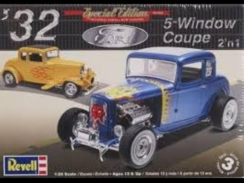 Ford 5 Window Coupe 1932 (Vista 1)