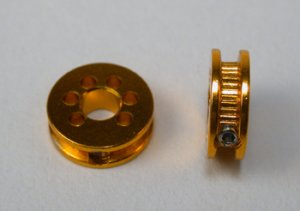 Polea Alumino mecanizado 6.5mm diam. par  (Vista 2)