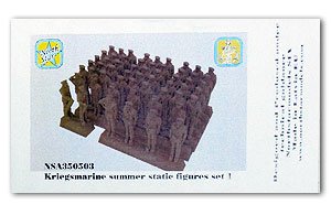 Kriegsmarine summer static figures set 1  (Vista 1)