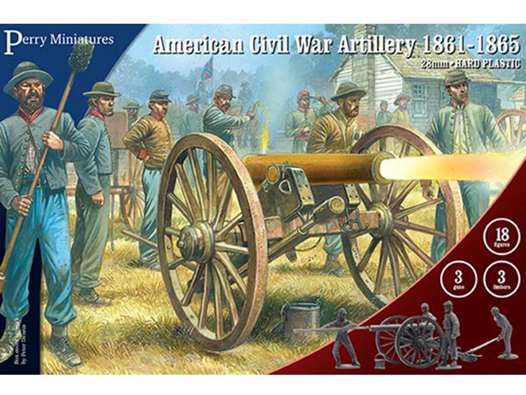 Artillería de la Guerra Civil Americana 1861-65 (Vista 1)