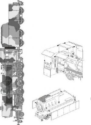 Set Blindage Locomotora BR-52  (Vista 1)
