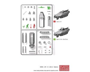 German Sdkfz 251 Ausf D Half track  (Vista 3)
