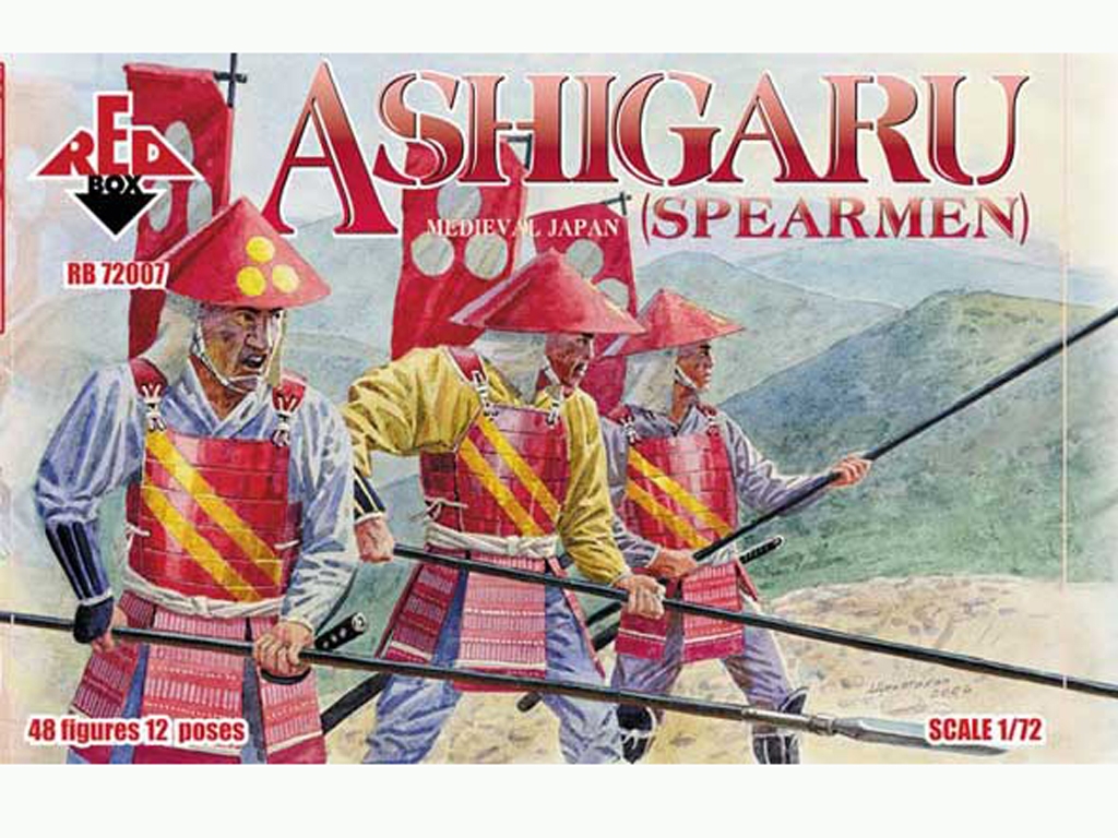 Lanceros Ashigaru Japonés Siglo XVI  (Vista 1)