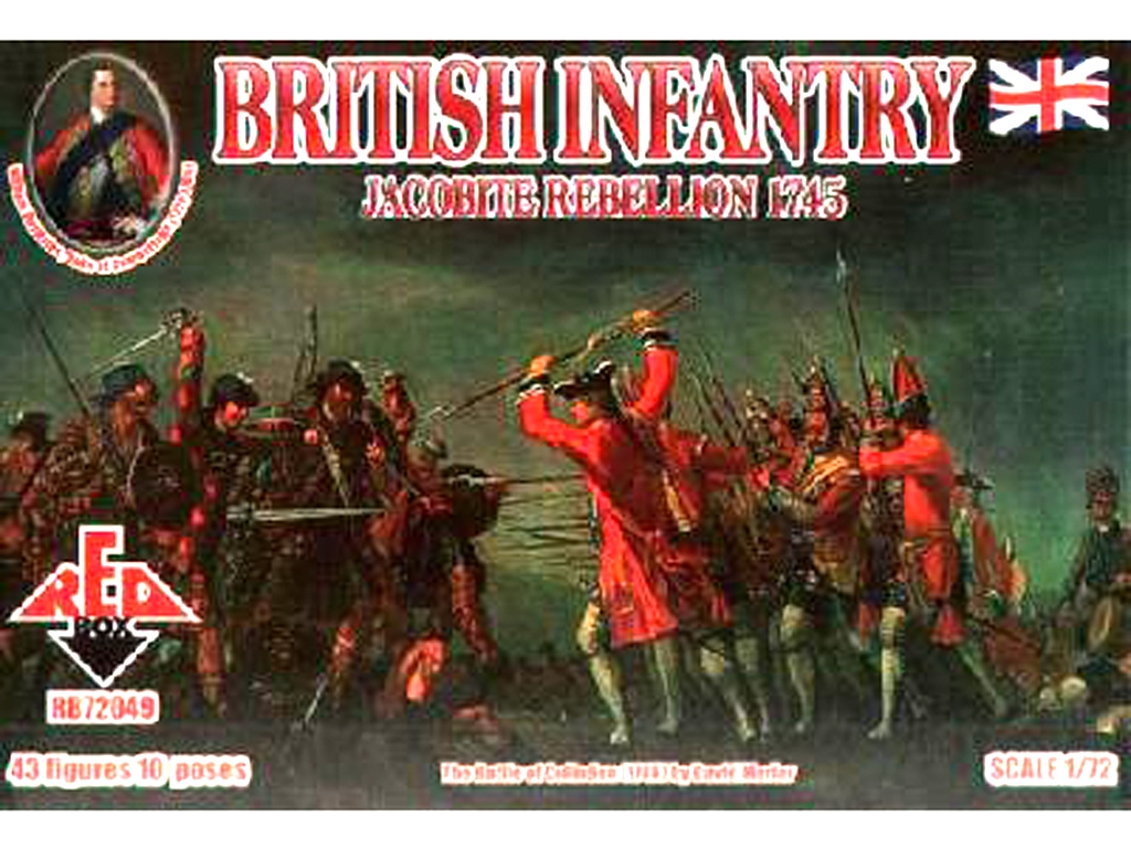 Rebelión Jacobita 1745 - Infantería Brit  (Vista 1)