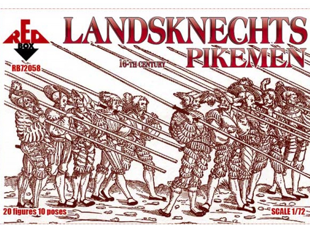 Landsknechts Pikemen siglo XVI  (Vista 1)