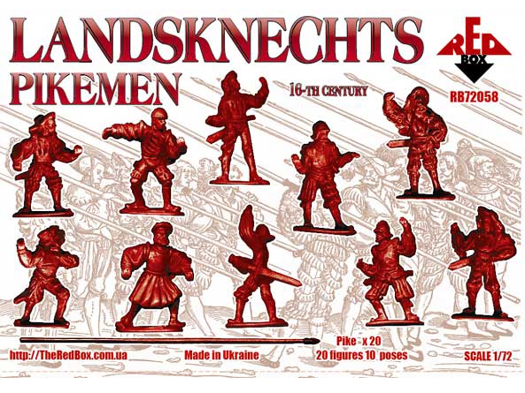 Landsknechts Pikemen siglo XVI  (Vista 2)