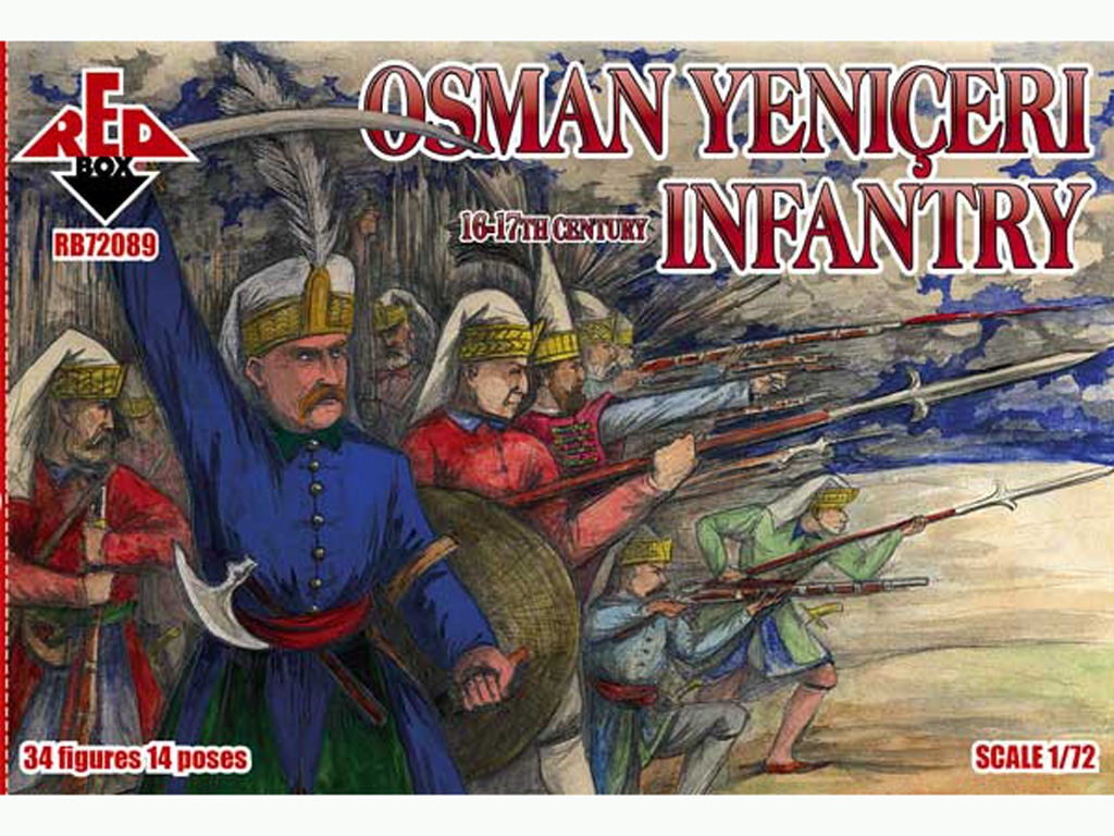 Infantería Osman Yeniçeri siglo 16-17  (Vista 1)