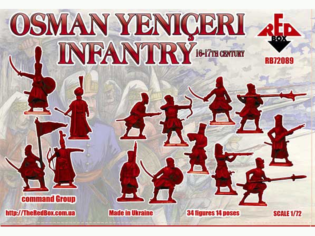 Infantería Osman Yeniçeri siglo 16-17  (Vista 2)