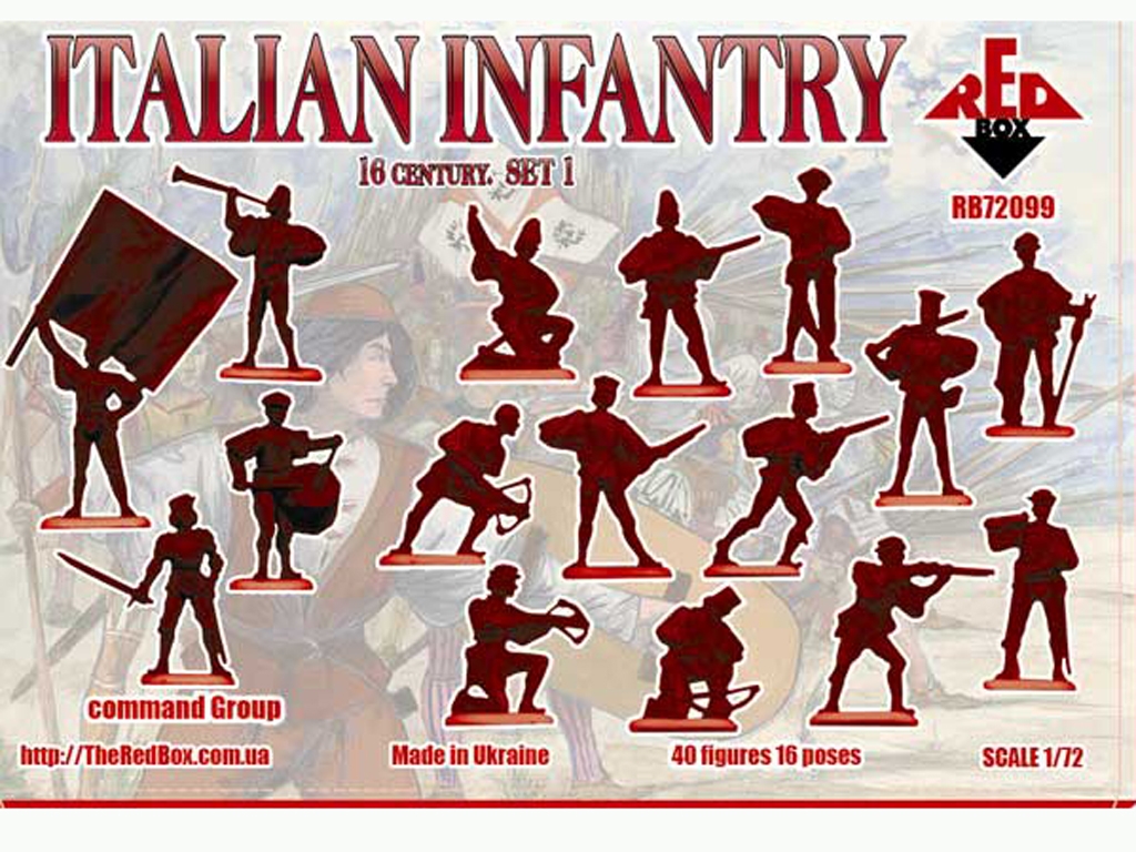 Infantería Italiana Set 1 Siglo XVI  (Vista 2)