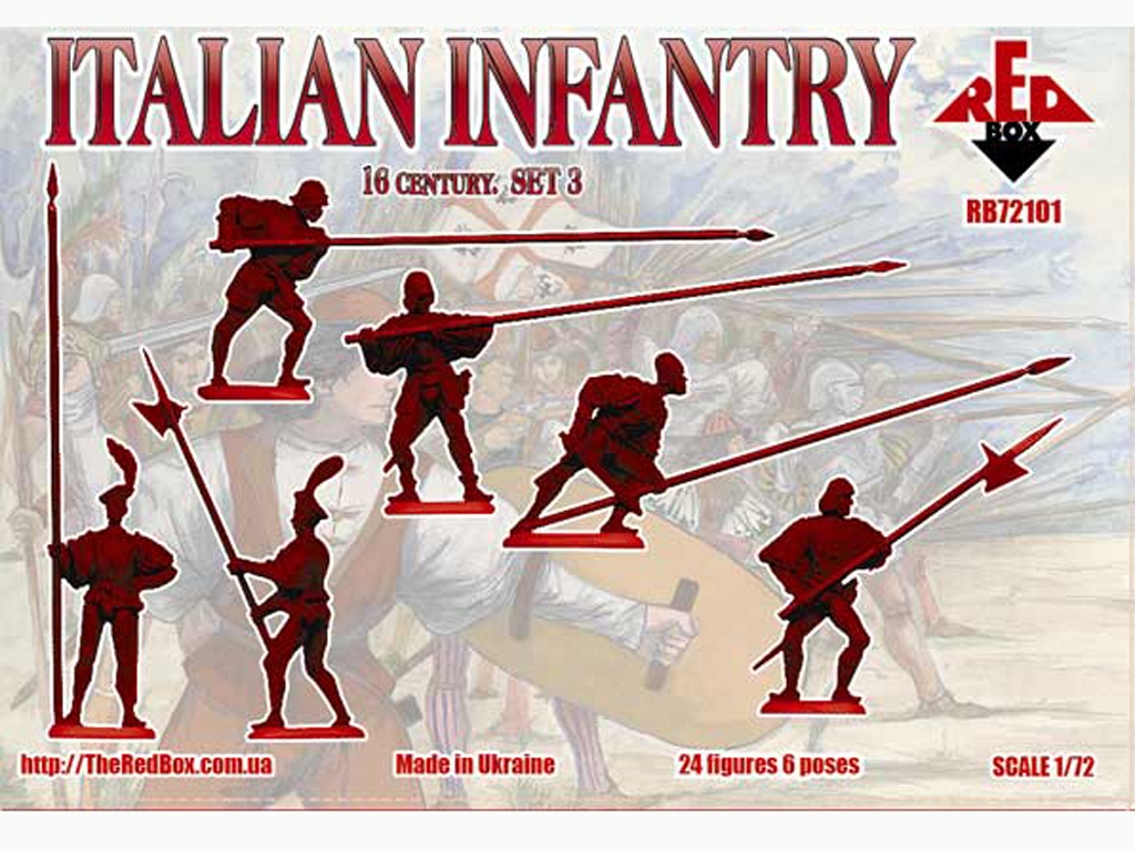 Infantería Italiana Set 3 Siglo XVI  (Vista 2)