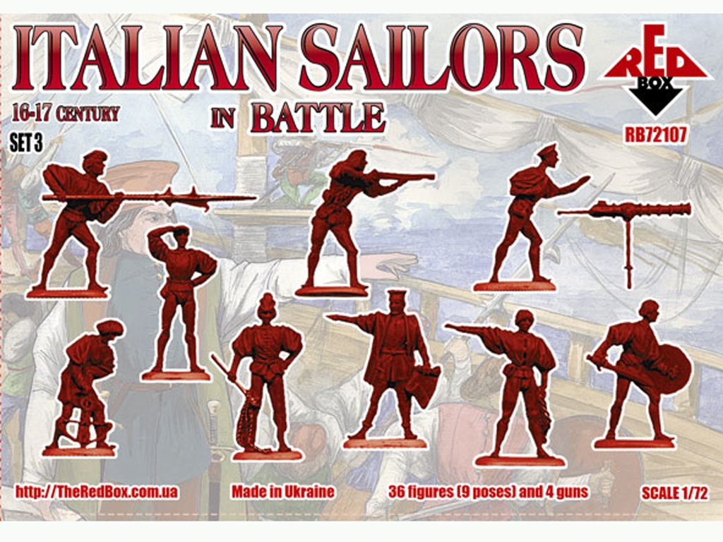 Marineros Italianos en Batalla Siglo XVI  (Vista 2)