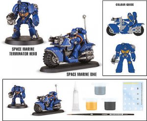 Space Marine Bike Attack  (Vista 3)