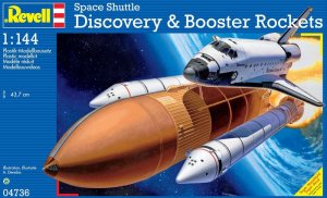 Space Shuttle Discovery + Booster Rocket  (Vista 1)