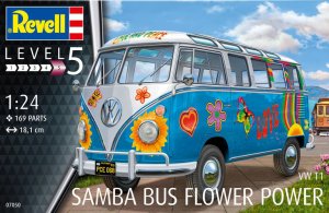 VW T1 Samba Bus Flower Power  (Vista 1)