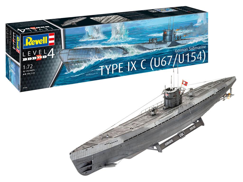 Submarino Aleman Type IX C U67/U154 (Vista 1)