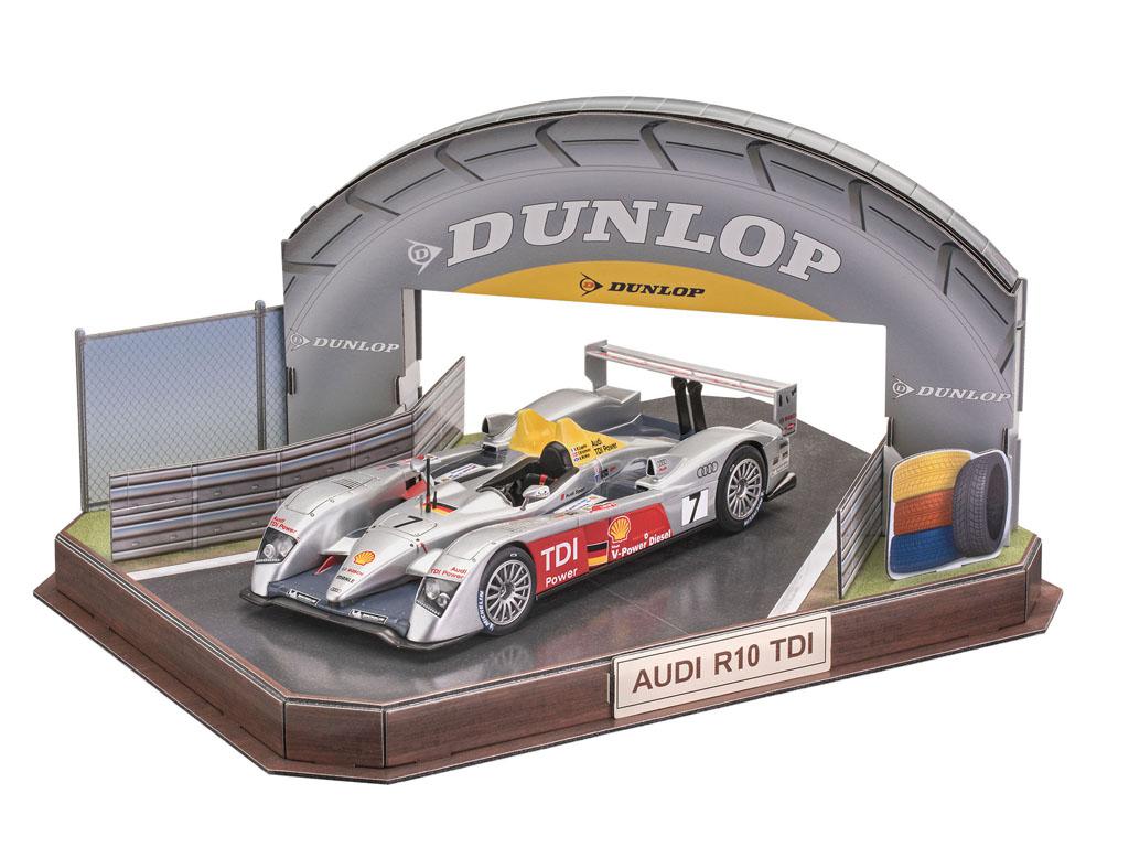 Audi R10 TDI Le Mans + 3D Puzzle Diorama (Vista 3)