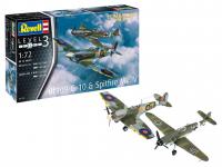 Bf109G-10 & Spitfire Mk.V (Vista 2)