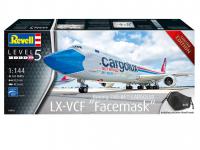 Boeing 747-8F CARGOLUX LX-VCF Facemask (Vista 2)